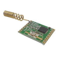 With antenna RFM69W 433/868/915mhz Lora module FSK transceiver module 13dBm Frequency