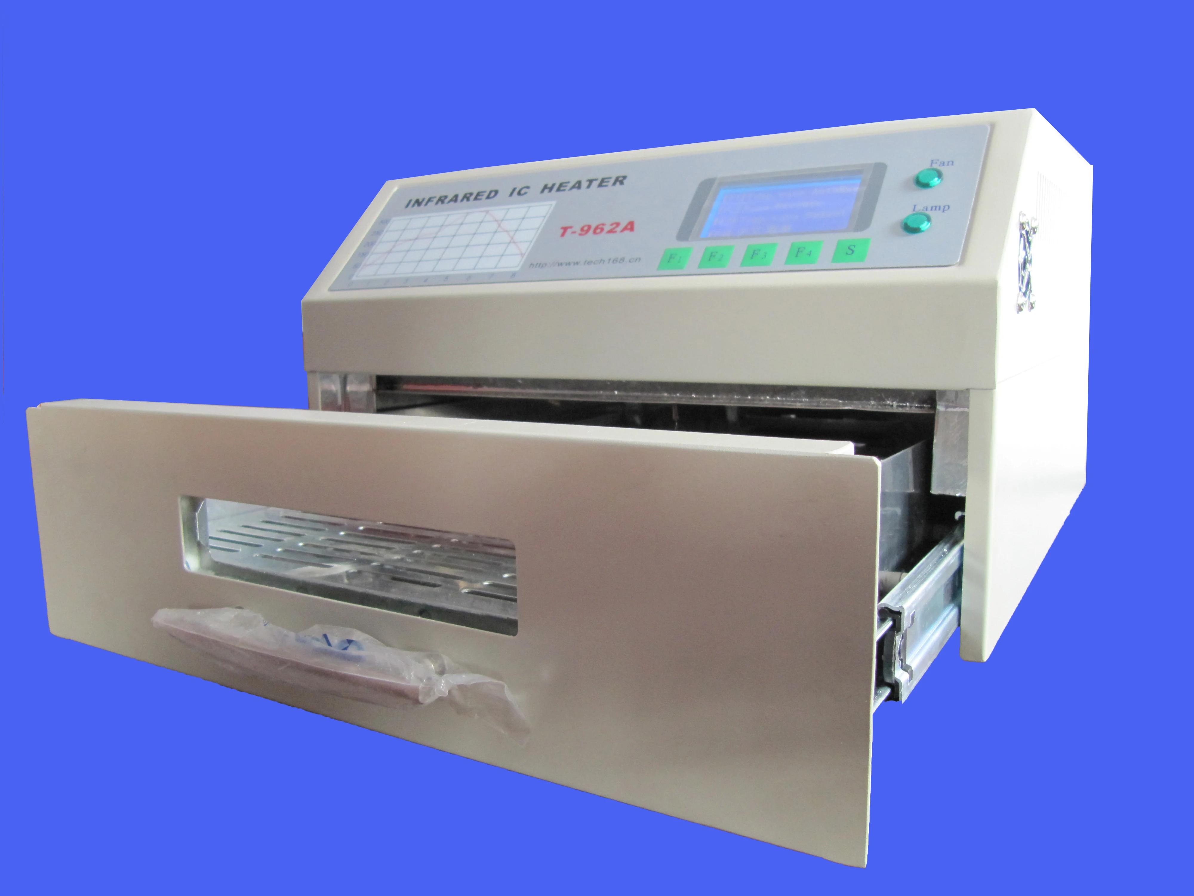 Drawer Led Heater Oven T962A Infrared Solder Reflow 300x320mm PUHUI Windowed IC Free T-962A