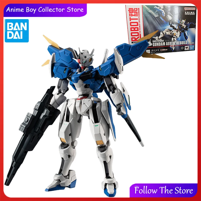 Bandai The Robot Spirits Model Kit AERIAL REBUILD Action Figure XVX-016RN Mobile Suit Gundam Amine Figures Gifts for Boys Toys