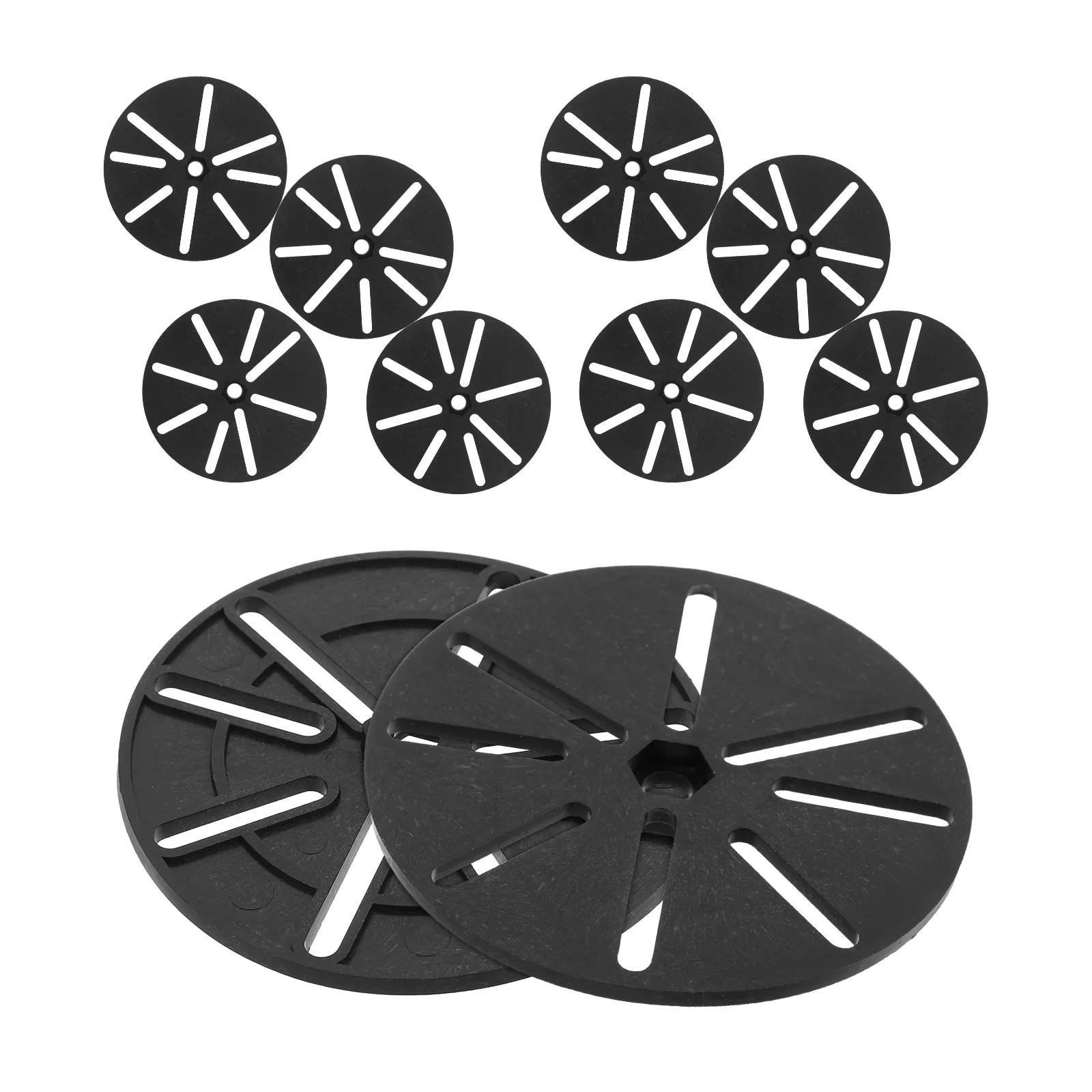 10Pcs Disk-Shaped Security Camera Base Stable Wall Mount Base Adjustable Angle Home Camera Mount Stand Accessories
