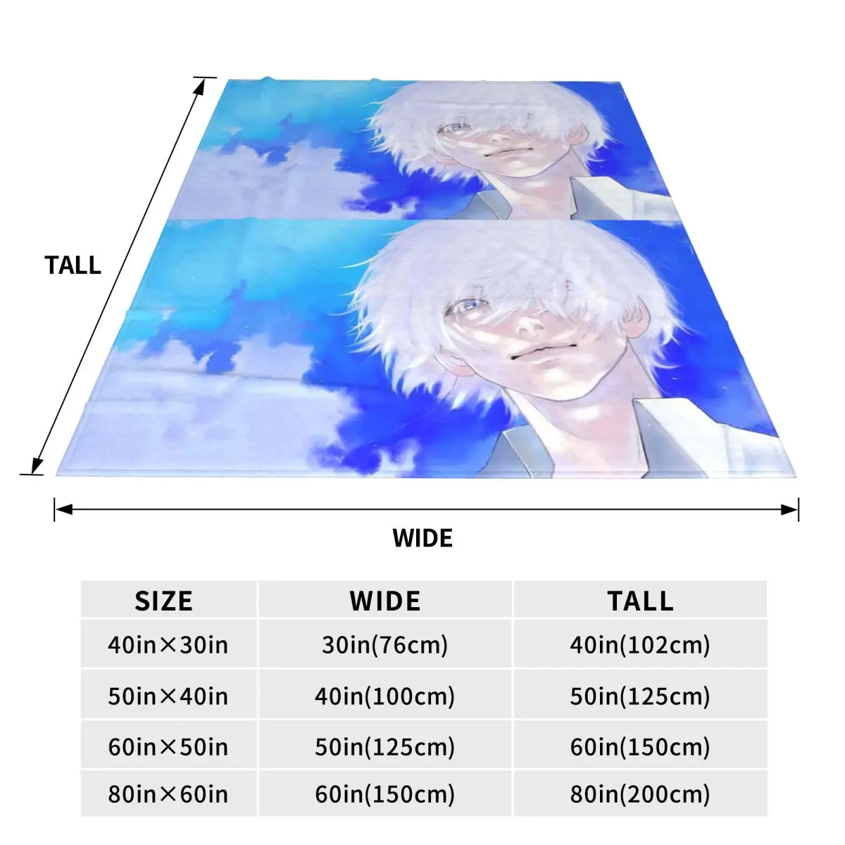 Anime Tokyo Ghoul Blankets Soft Warm Flannel Throw Blanket Cover for Bed Travel Home Sofa