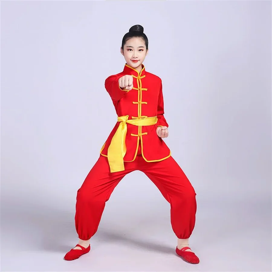2025tements pour enfants, KungFu imbibé, chapelle Tai, uniforme d'art Martial, Tenues pour garçon et filles