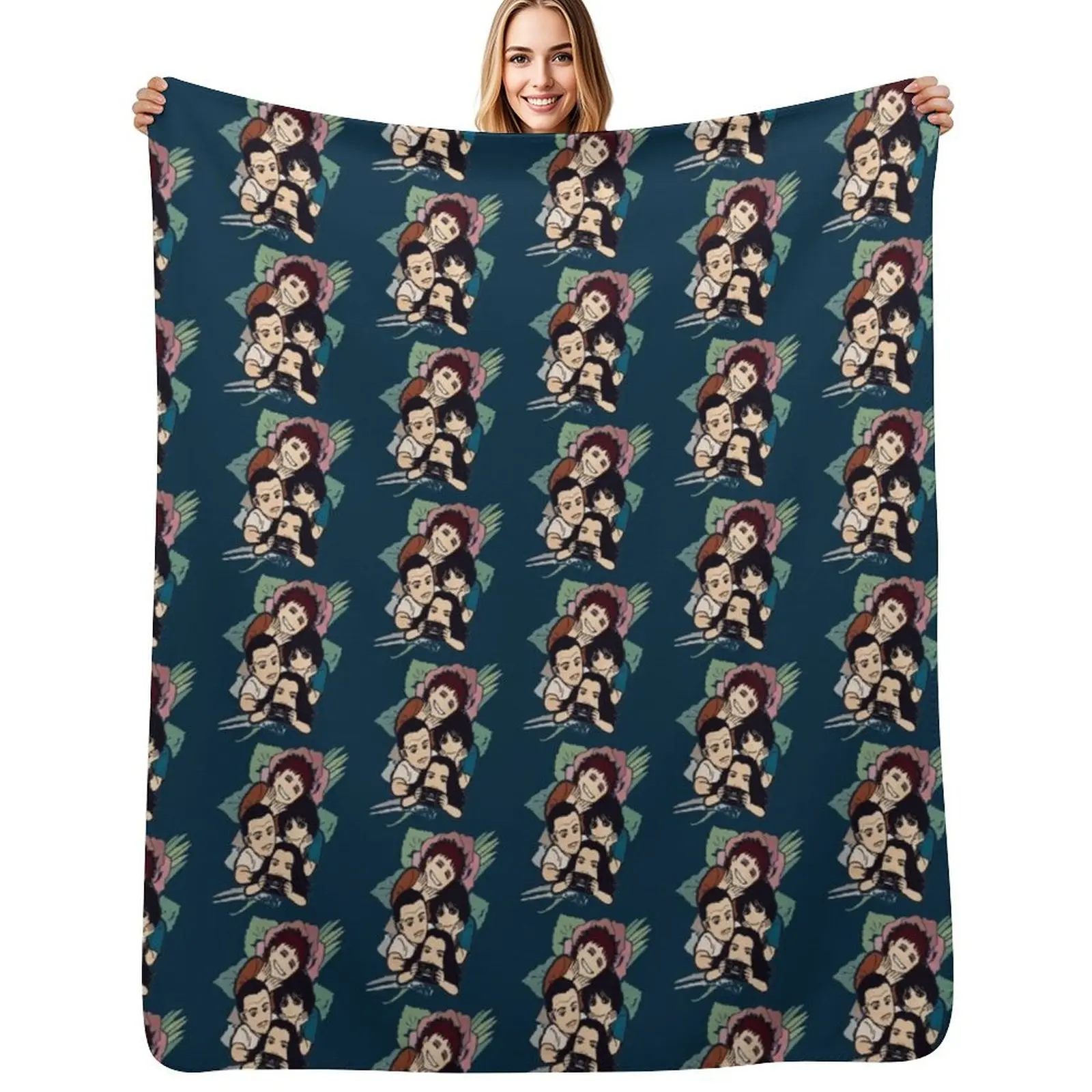 Manic Street Preachers Tour Throw Blanket Travel Size Cozy Blanket for Plane Train