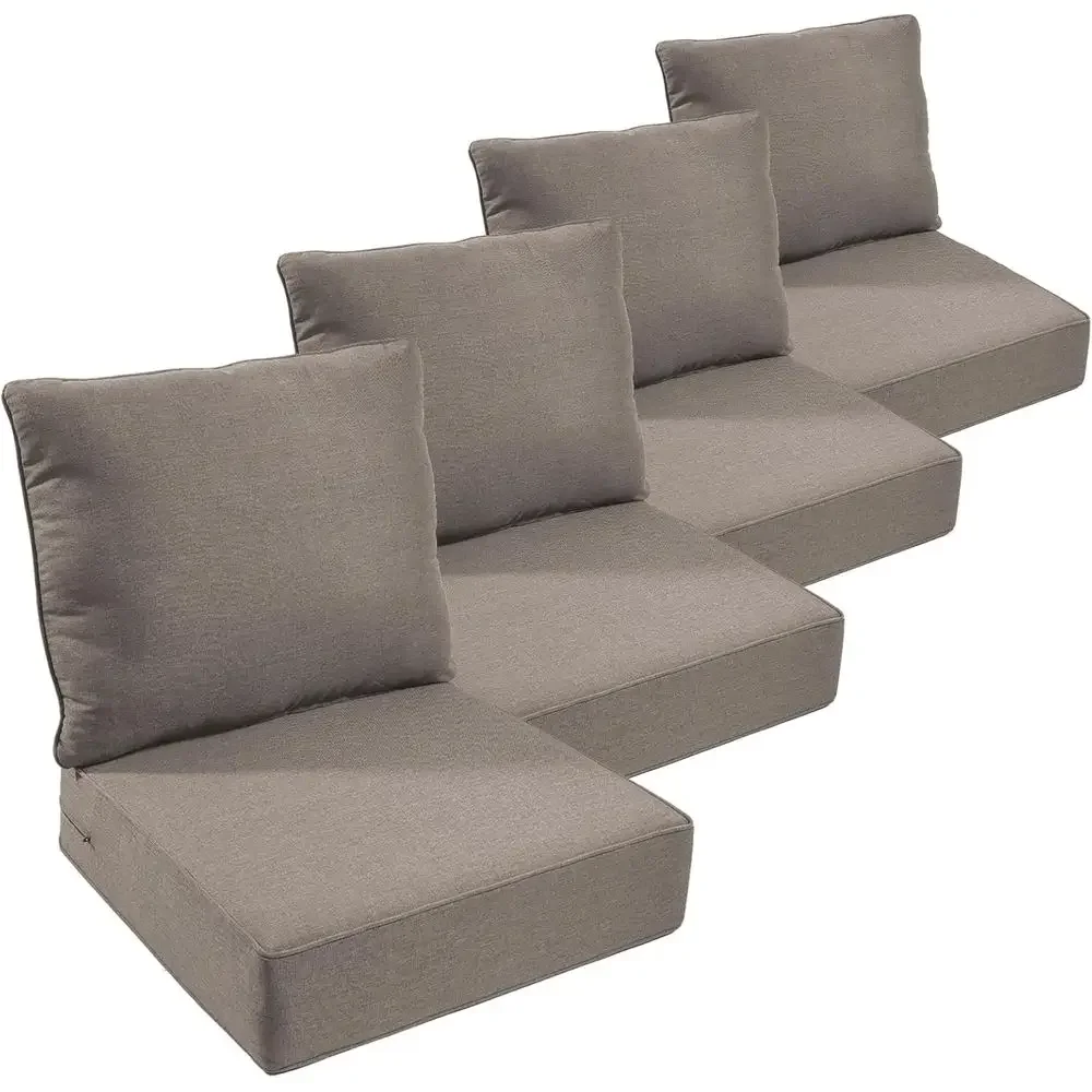 Outdoor urniture Cushions, 6 inch Thick Seat Cushions or Outdoor urniture, Waterproo 24x24 Patio Couch Cushions, Replacement Cha