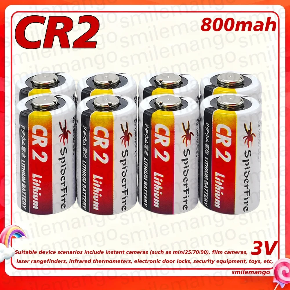 New CR2 CR15H270 DLCR2 ELCR2 CR15266 3V Lithium Battery For Digital Camera Printer Rangefinder Flashlight Dry Primary Battery