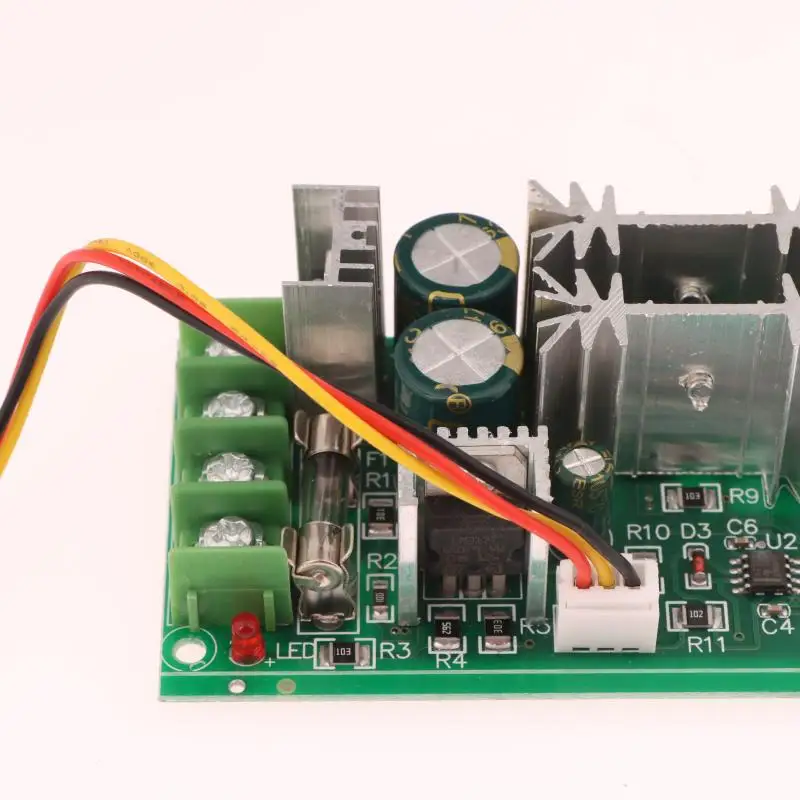 1Set PWM Motor Speed Controller 20A Current Regulator DC10-60V DC Motor Speed Regulator 12V 24V 36V 48V High Power Drive Module