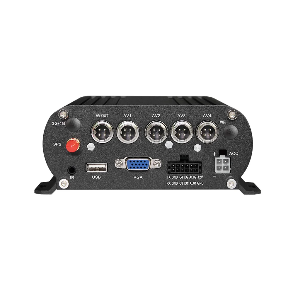 Truck GPS Mdvr Kits 4CH H.265 HDD Hard Disk Dvr +4PCS AHD 1080P Car Camera +7Inch Car Monitor Vehicle Mobile Dvr Recorder Kits