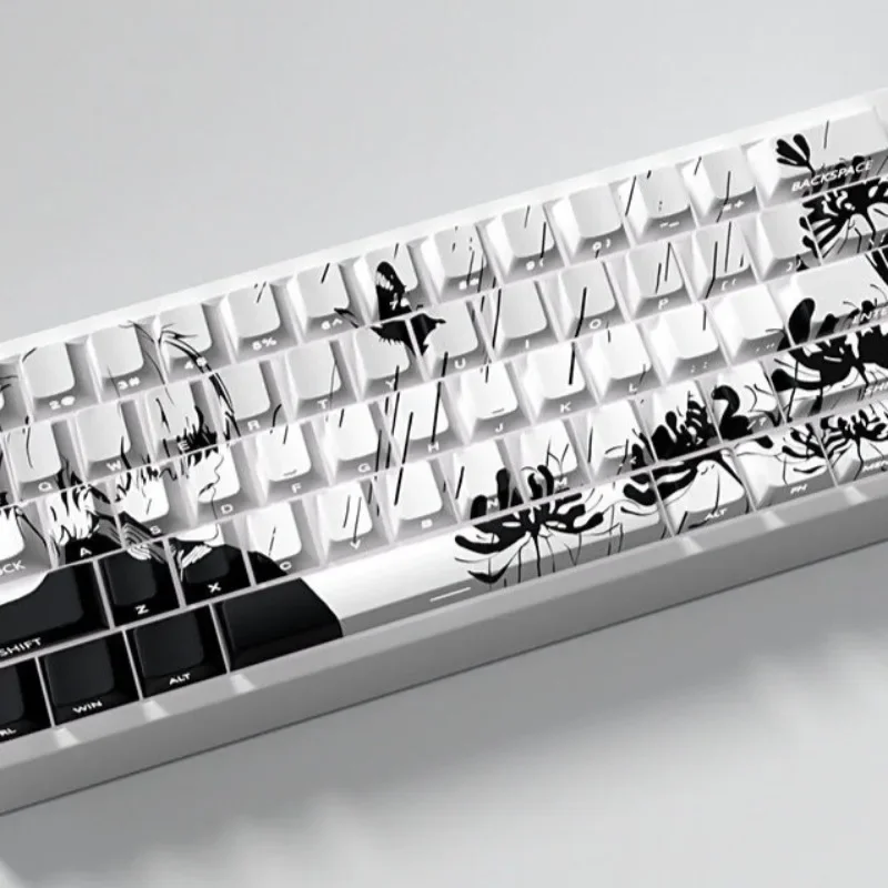 Tokyo Ghoul Custom Keycaps Cute Anime PBT Cherry Personalized Keycaps dla klawiatury mechanicznej Wooting 60 65 68 Magnetic Axis — zdjęcie produktu 7