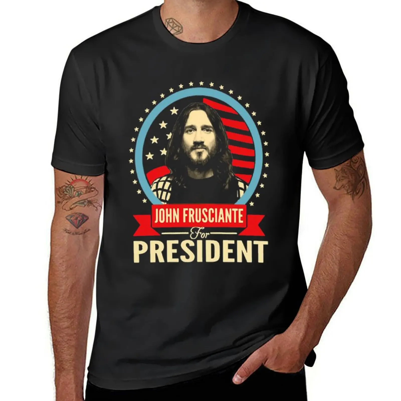 JOHN FRUSCIANTE T-Shirt plus sizes cute clothes mens big and tall t shirts