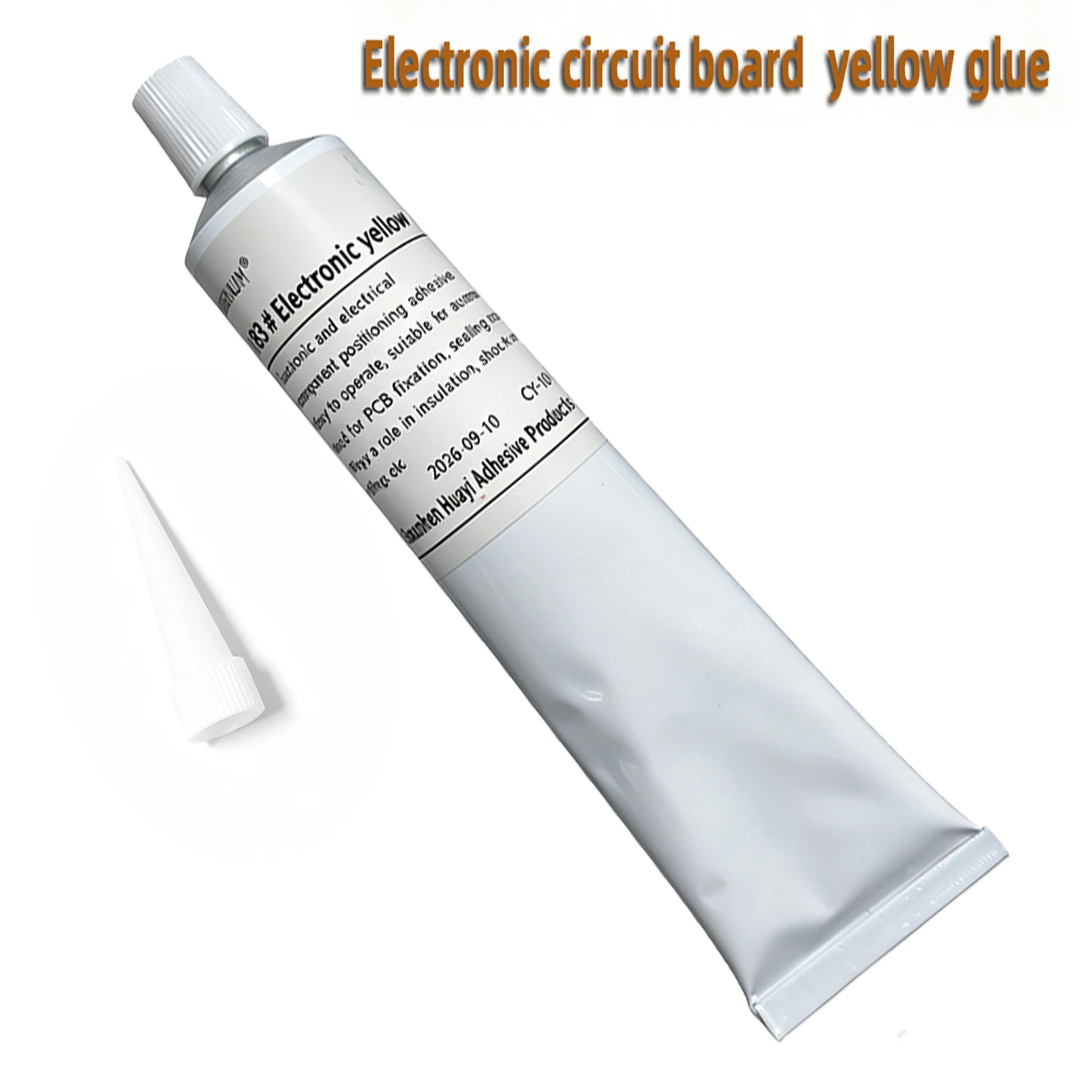 PCB Fixing Adhesive, Horn Yellow Adhesive, Electronic Fixing Adhesive, Non Drawing, High Temperature Resistant Adhesive