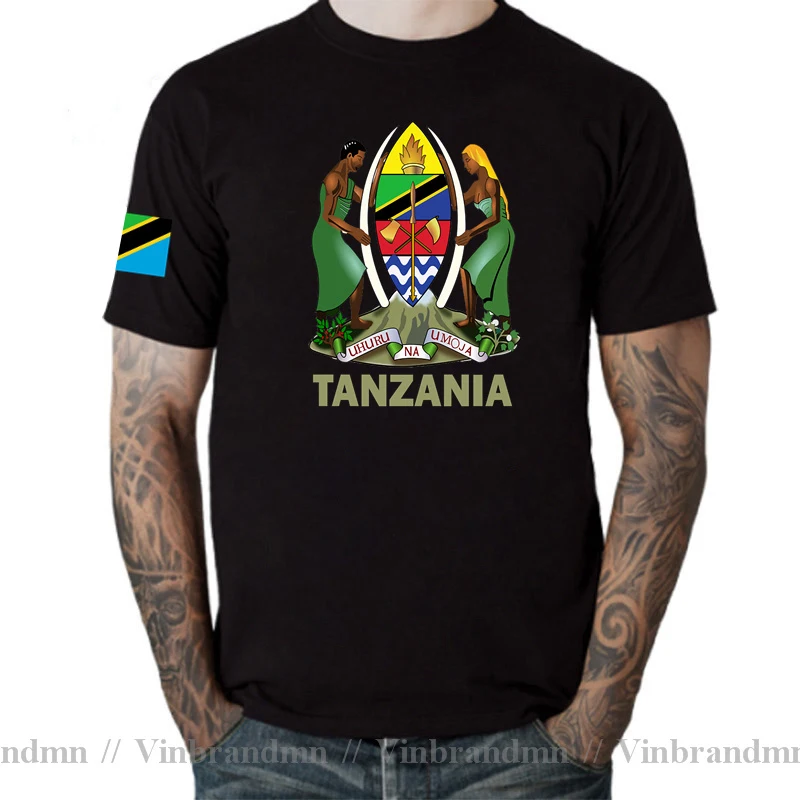 Tanzania Tanzanian Men T shirt Newest Fashion Jerseys Nation Team 100% Cotton T-shirt Clothing Country Flag Sporting TZA Swahili