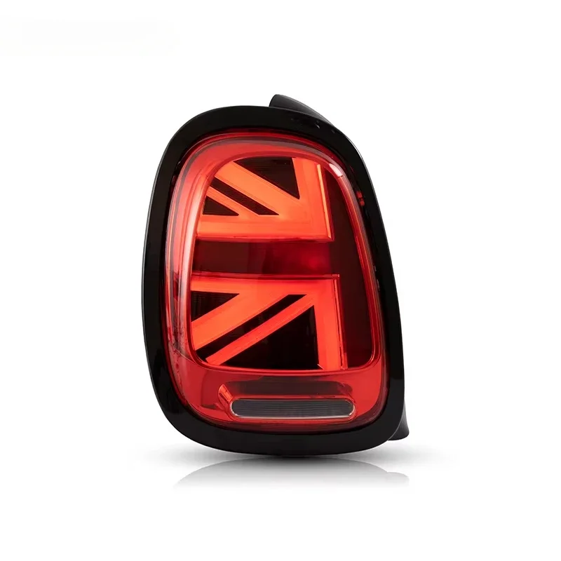 Gruppo luci posteriori adatto per BMW Mini Cooper F56 2014-2019 Indicatore di direzione sequenziale con striscia di luce posteriore, Plug-and-play, alloggiamento nero