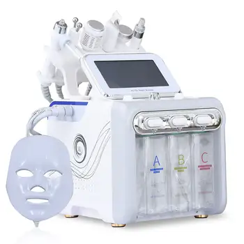 7 v 1 H2O2 Beauty Skin Cleansing Hydrofacial Machine Facial Machine Water Aqua Peeling pro domácí použití 10 nejlepší prodej přístroj na čištění obličeje - №1