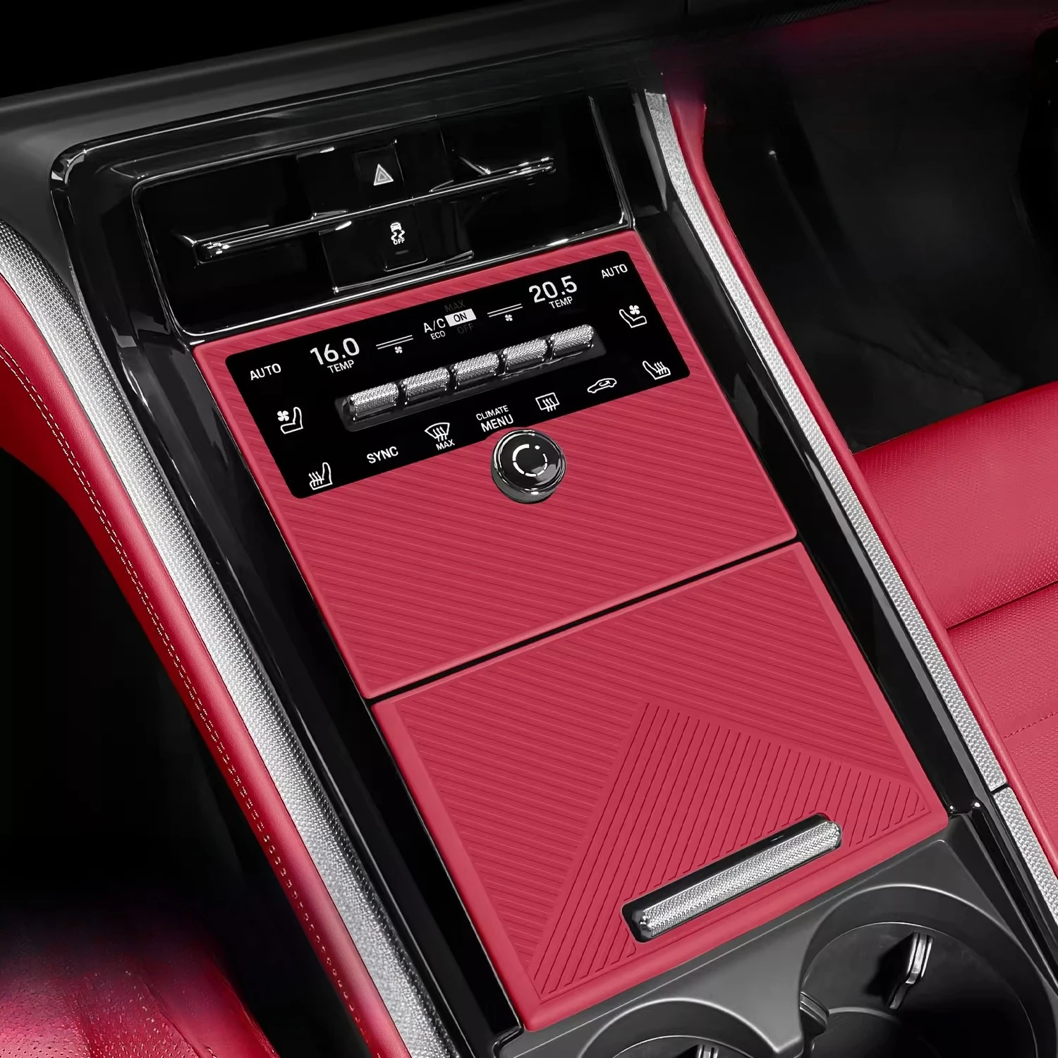 

For Porsche Paramela 2024-2026 Central Control Film Pad Water Coaster Silicone Pad Car Interior Supplies Car Accessories Tools
