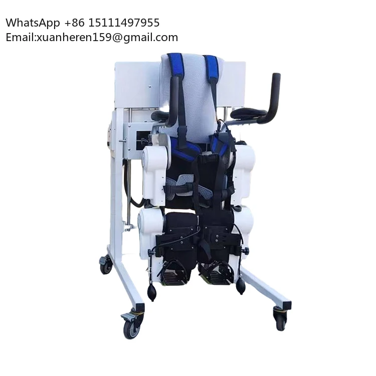 AI Powered Lower Limb Rehabilitation Machine for Physiotherapy and Neurological Recovery Supporting Safe Standing and Walking