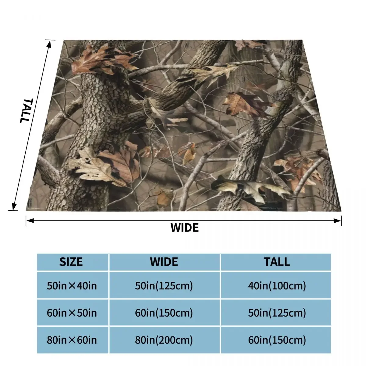 

Camouflage Camo Blanket Flannel All Season Military Popular Warm Throw Blankets for Bed Couch Bedding Throws