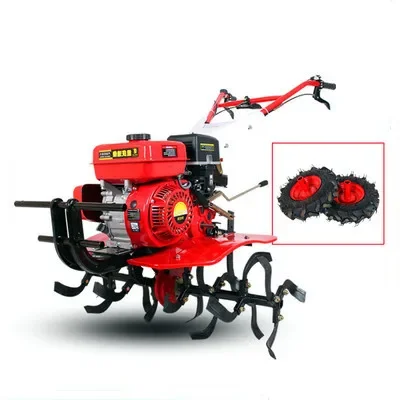 Cheap price small rotary cultivator soil plough multifunctional weeding machine garden micro cultivator traktor