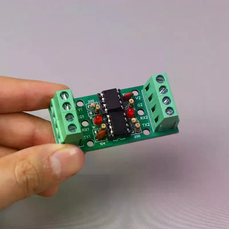 

1/3/5pcs Two-way UART Communication Protocol Serial Port Isolation Module Dual 6N137 Optocoupler Chip Of 600-250K Baud