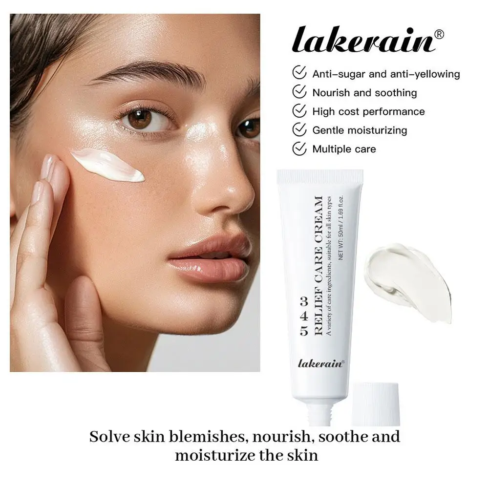 

345 Relief Cream Moisturizing Blemishes Nourish The Skin And Provide Soothing Care Resulting In A Well-Rounded Skincare Solution