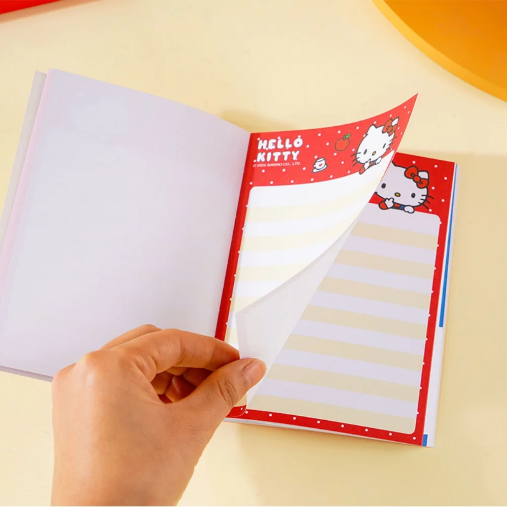 Genuine 100 Sheets Sanrio Hello Kitty Memo Pad Posted It Sticky Note Planner Sticker Notepad School Supplies Students Stationery view 5