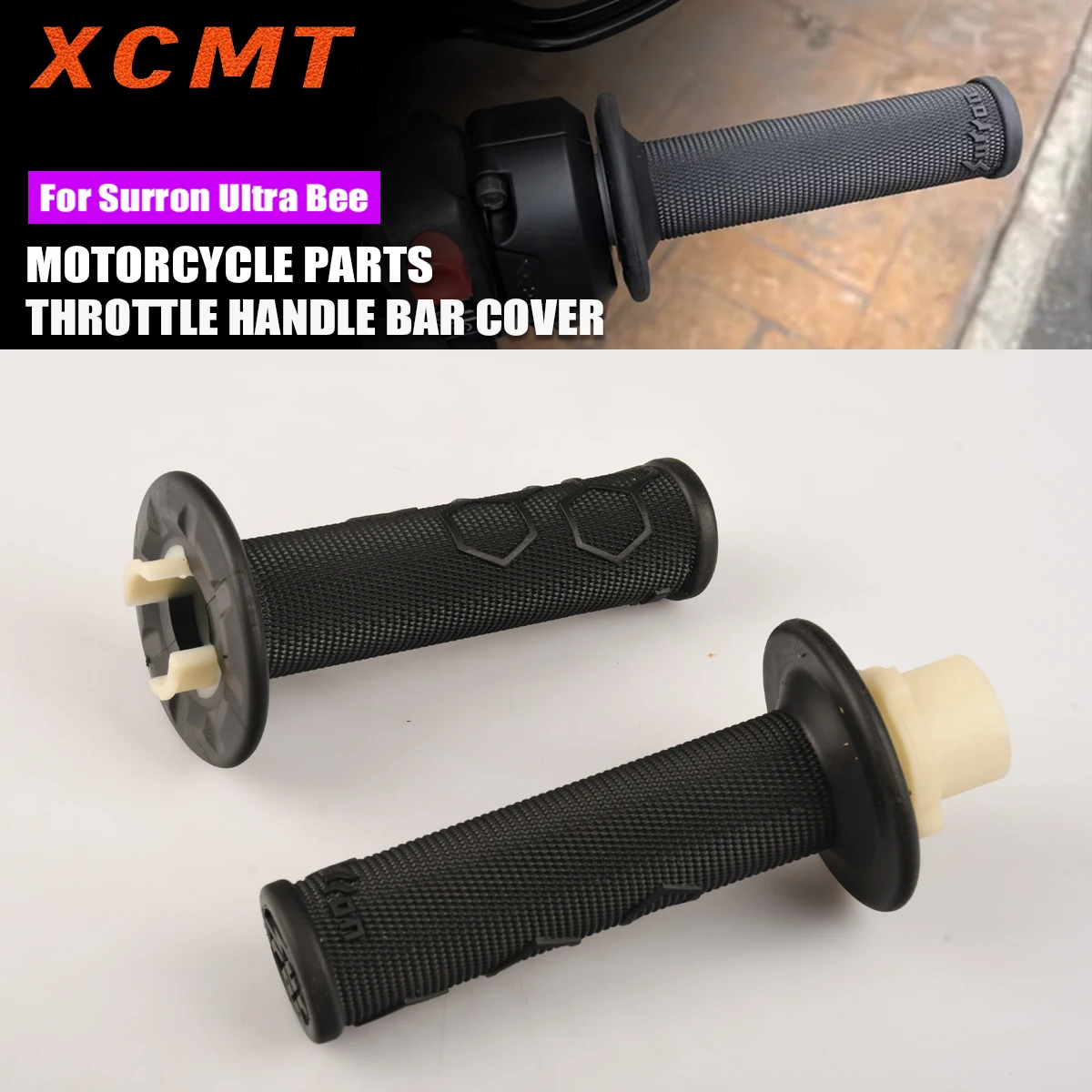 

Motorcycle 23mm Rubber Grips For Sur-Ron Ultra Bee Throttle Handle Bar Cover Electric Motorcycle Accessories
