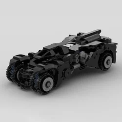 666PCS MOC Arkham Knight Batmobile Speed Champions Sports Cars Building Blocks Speed Vehicle Model Puzzle Toy For Kid Adult Gift