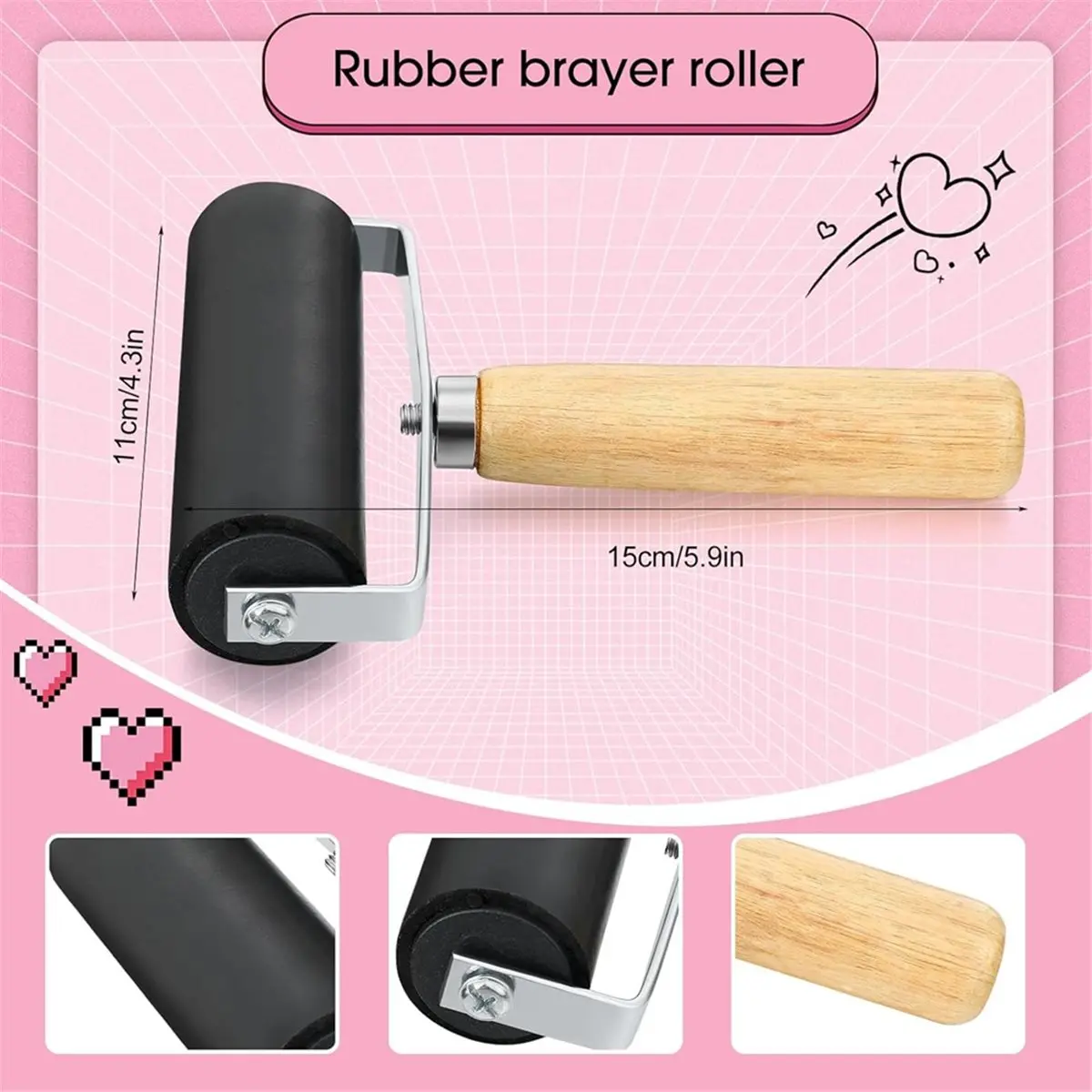 32Pack Rubber Block Stamp Making Kit Carving Blocks Ink Pads for Stamps Hobby for Printmaking Supplies Kit