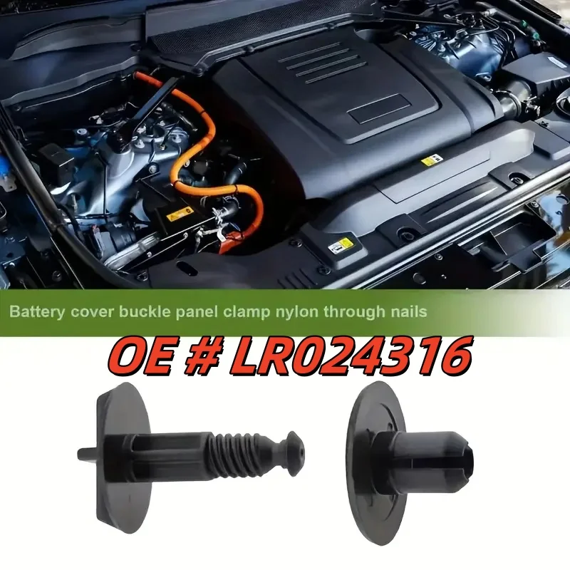 

10Pcs For Rover Discovery Sport Evoque Nylon Battery Cover And Cowl Panel Clip Fasteners For Land For Rover Range OE LR024316