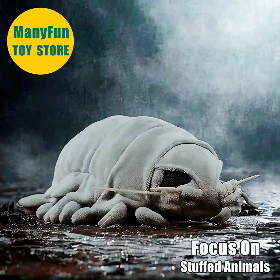 

Giant Isopod Plush Toy - Lifelike Sea Roach Stuffed Animal, Giant Deep-sea Isopod Plushie, Realistic Bathynomus Giganteus Doll