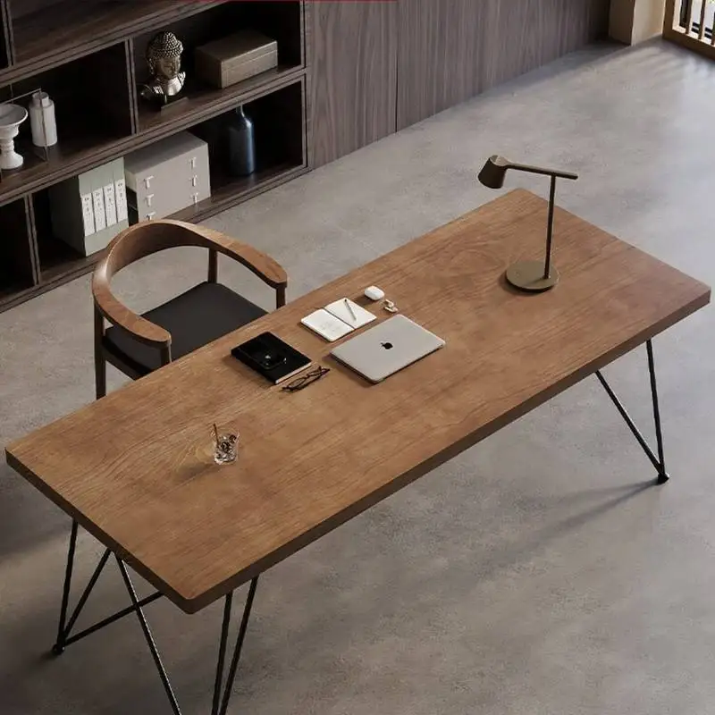 

-+-Designer Wood Executive Desk Organizer Luxury Conference Work Executive Desk Study Laptop Large Scrivania Office Furniture