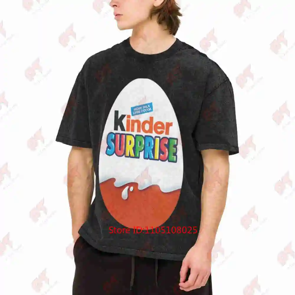 Kinder Surprise Vintage Washed Tee Pure Cotton T-Shirt