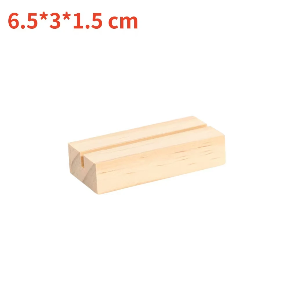 10/20 قطعة حامل بطاقة خشبية حامل بطاقة الصور الخشبية رف عرض لحفلات الزفاف ديكور المنزل