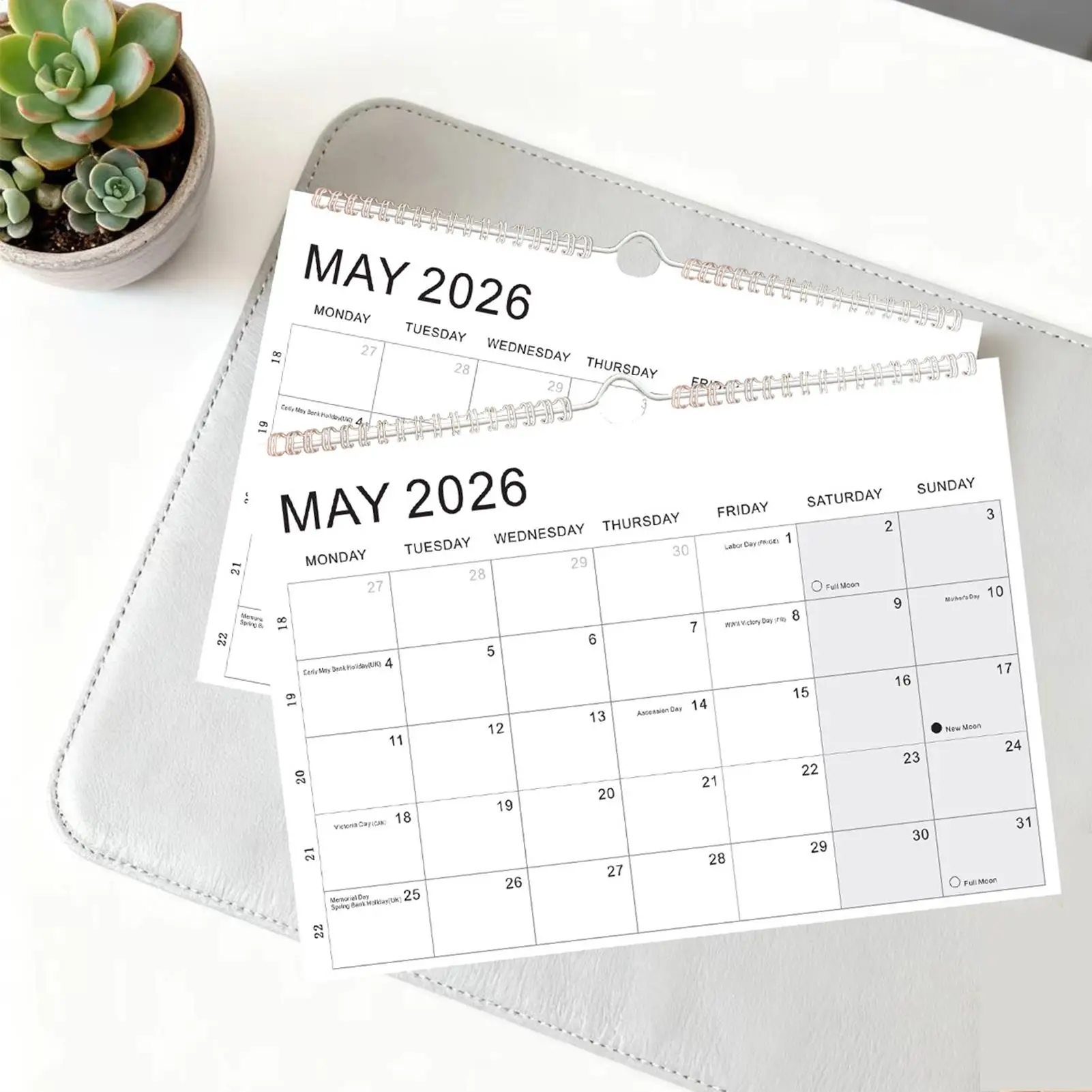 Wall Calendar Hangable Monthly Planner Organizer Decor 2026 Wall Calendar Planning For Home Office School Classroom Dorm Room