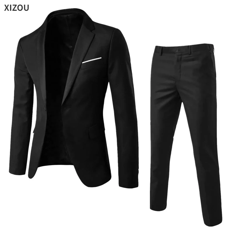 Wedding Suits For Men Elegant 3 Pieces Set Luxury Blazers Jackets Vest Pants Outfit Fashion Classic Full  2024 Formal Costume