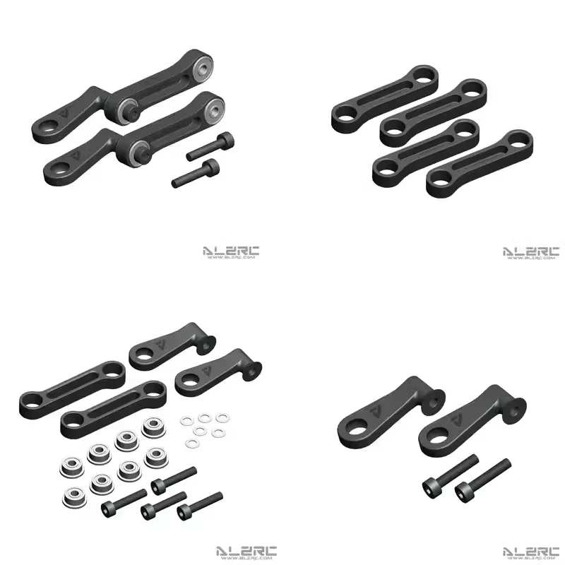 ALZRC - Devil R42/D380/D420 Plastic/ Metal Radius Arm Set R42-006