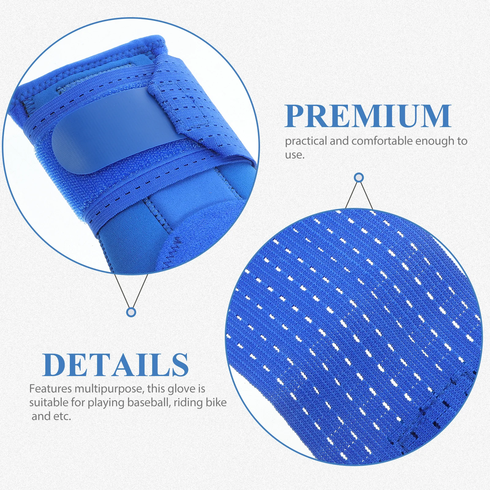 

Baseball Sliding Mitt Adjustable Sports Glove for Base Running Windproof Hand Protection Reusable Training Accessory