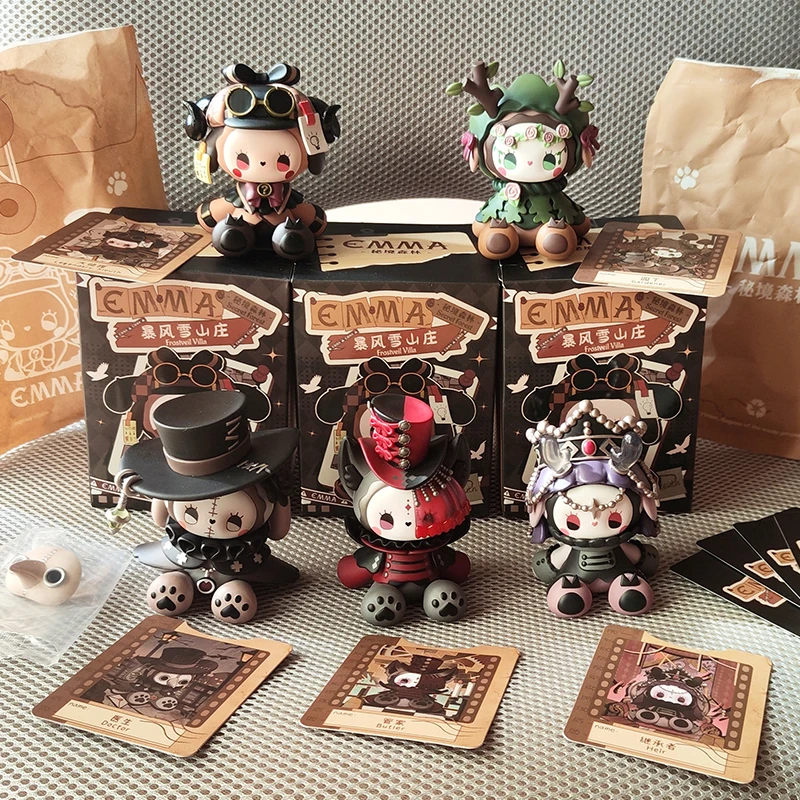 إيما سيكريت فورست عاصفة ثلجية سلسلة جبل صندوق أعمى اللعب لطيف عمل الشكل زخرفة تحصيل مفاجأة الهدايا صناديق الغموض