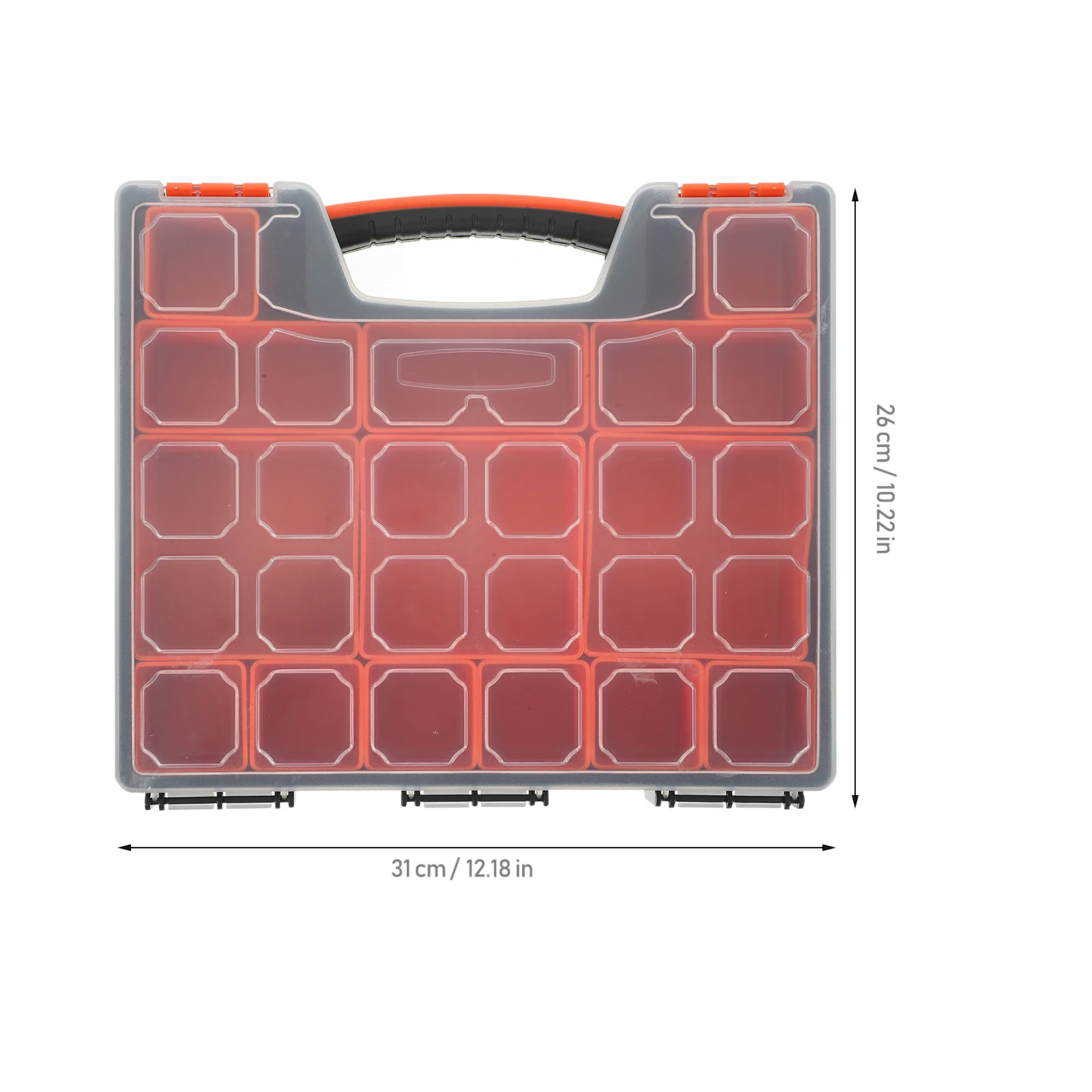 Scatola portaoggetti per componenti elettronici Contenitore per piccole parti Organizzatore per vano hardware in plastica