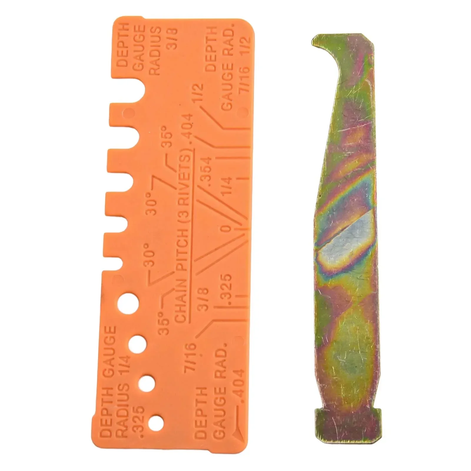 Saw Accessories Gauge General Chainsaw Quick-Check Gauge 105*35mm/100*15mm Bar Groove Cleaner Chain Tool Brand New