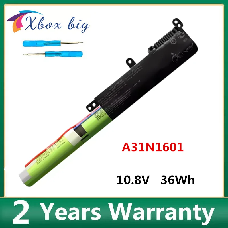 A31N1601 Battery for ASUS F541UA R541UA R541UJ R541UV X541SA X541SC X541U X541S X541U X541UA X541UV A31LP4Q