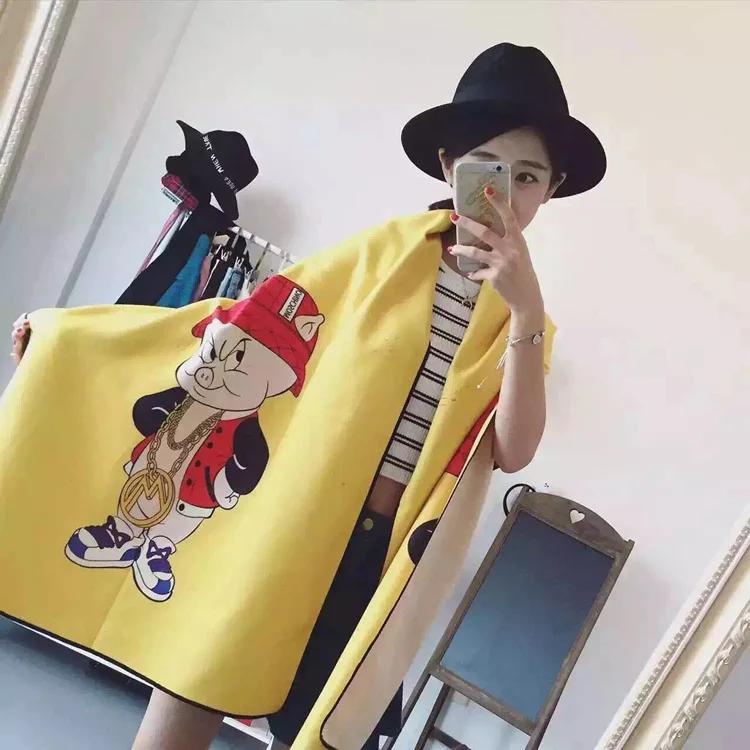 

Miniso Animal Print Thickened Scarf Korean Style Women's Variety Cashmere Scarf Warm Autumn and Winter Air Conditioning Shawl