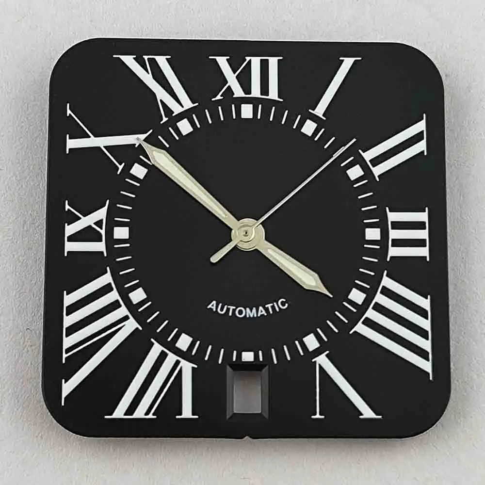 Nuovo puntatore NH35 quadrante quadrato NH35 da 27 mm adatto per movimento NH35 quadrante NH35 accessori lancette NH35