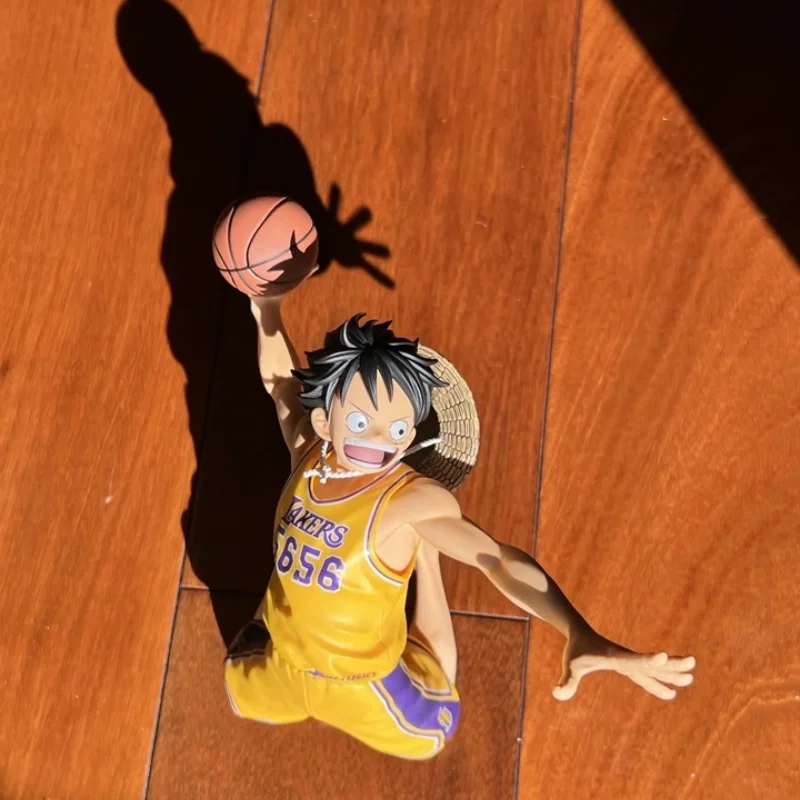 Bandai Banpresto One Piece × Nba Msp Monkey D. Luffy Co-Branded Authentic Figure Desktop Ornament Gift Collection Model Genuine - view 3