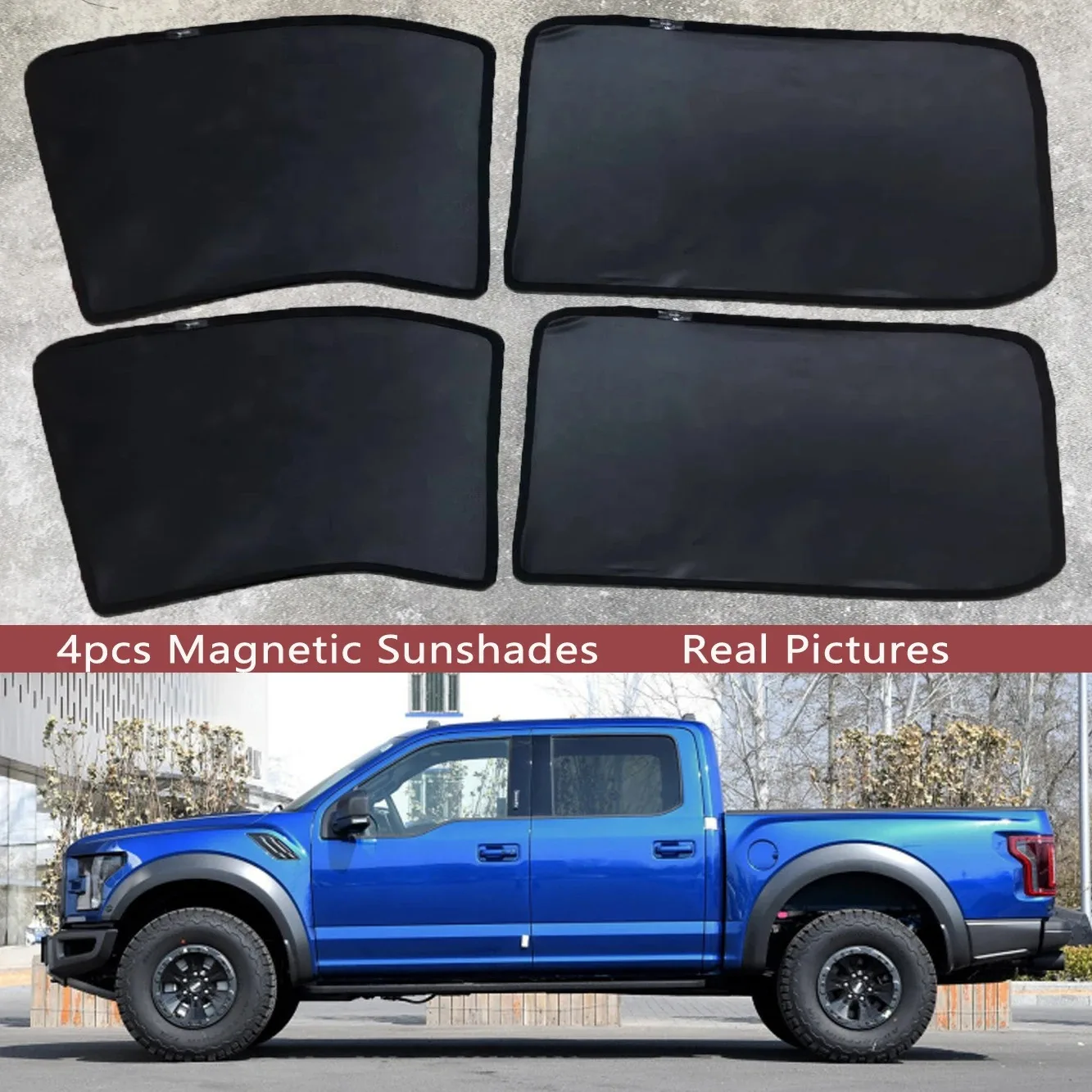 Parasol magnético para coche, cortina para el parabrisas delantero, parasoles para Ford F-Series F-150 F150 P552 MK13 Lobo 2017 - 2021