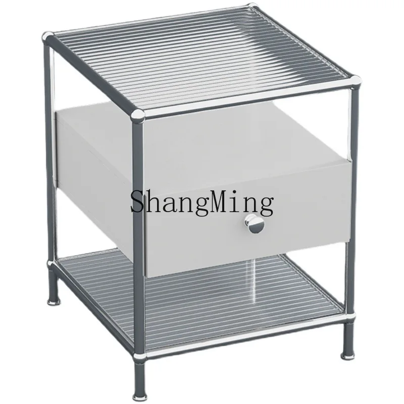 FG Modern Modular Combination Side Cabinet Simple Stainless Steel Storage Medieval Locker