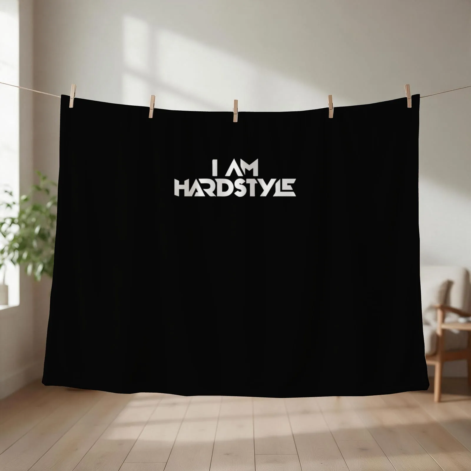 i am hardstyle Essential T-Shirt Throw Blanket anime Decorative Sofa cosplay anime Sofas Blankets
