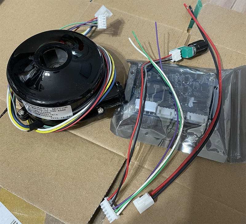 WS9250-24-240-X500 DC24V 24000rpm 3-phase medium voltage brushless centrifugal variable frequency blower