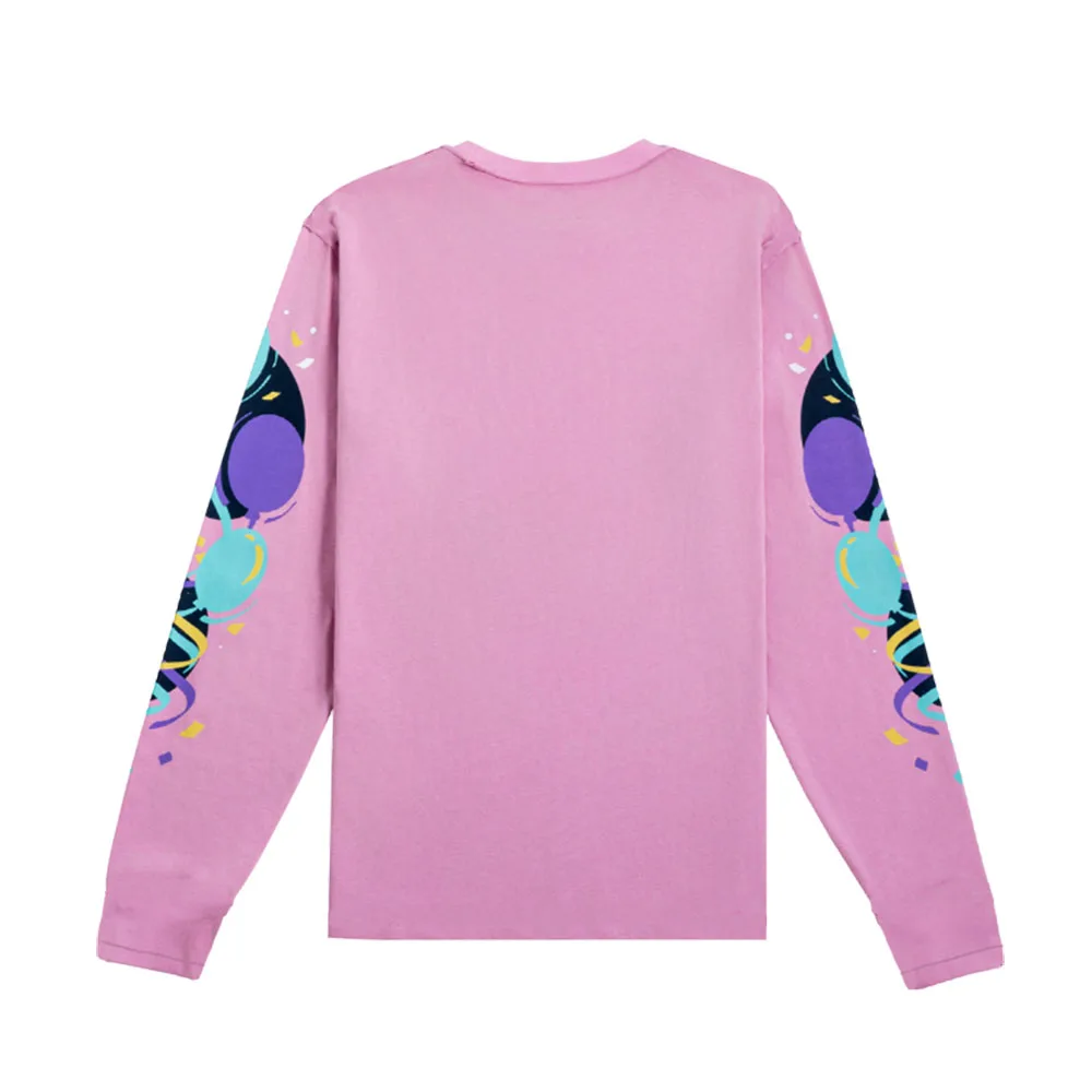 Helluva Boss STELLA Fizzarolli Long Sleeve Tees Men Women Cartoon Character Print T-shirt Crew Neck Casual Streetwear Unisex Top