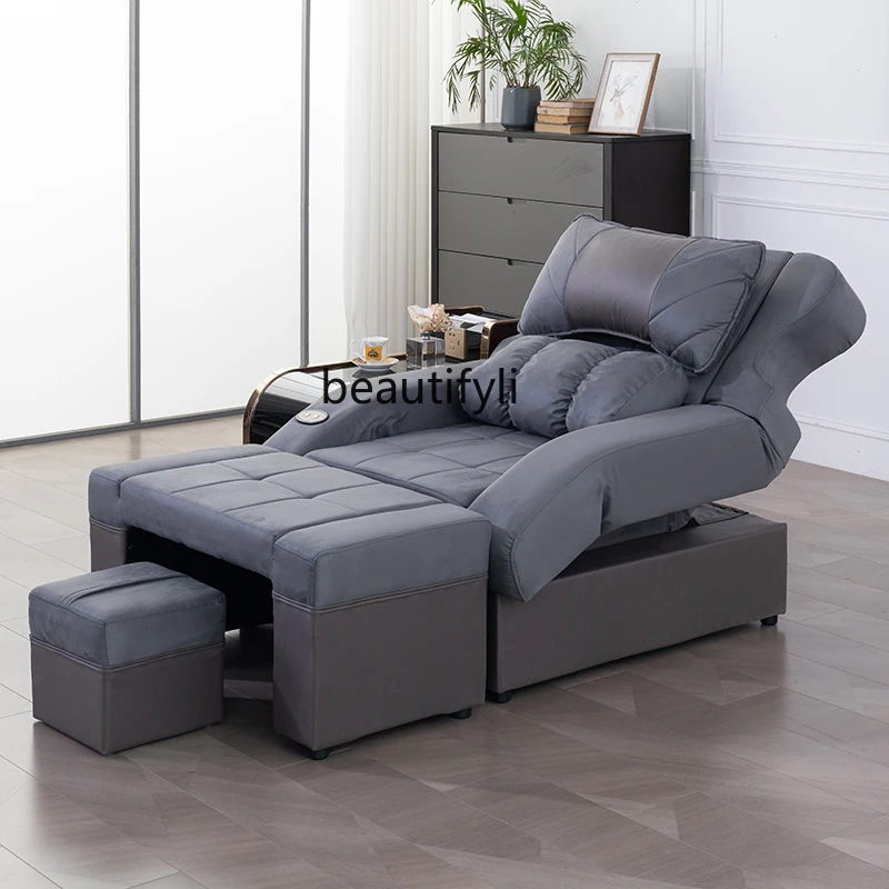 Foot Spa Sofa Electric Massage Foot Bath Recliner Bed Foot Soak Ear Cleaning Spa Sofa