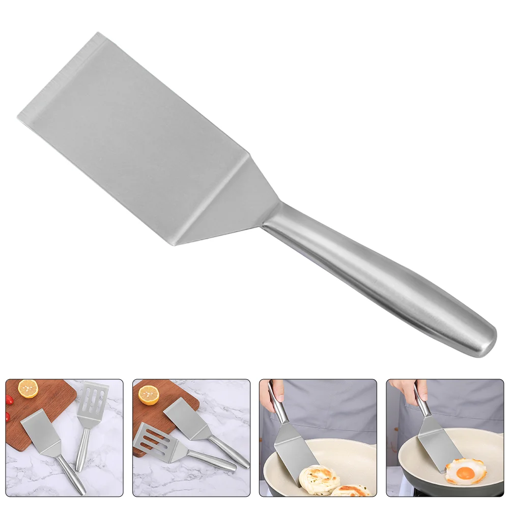 

Steak Spatula Frying for Kitchen Restaurant Cooking Griddle Pan Pancakes Practical Tool Stainless Steel